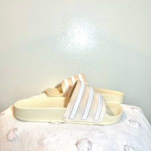Adidas Originals Pale Yellow Women’s Slides